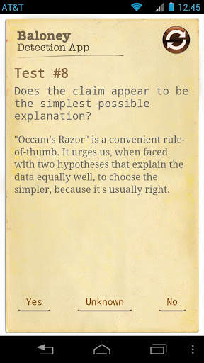 Baloney Detection App screenshot 3