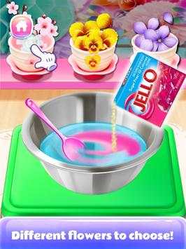 Rainbow Unicorn Cherry Blossom Jello - Girl Games screenshot 3