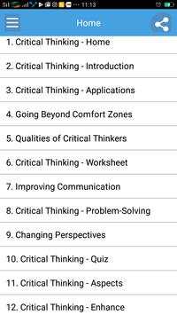 Learn Critical Thinking screenshot 1