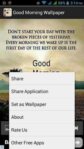 Good Morning Wallpaper screenshot 5