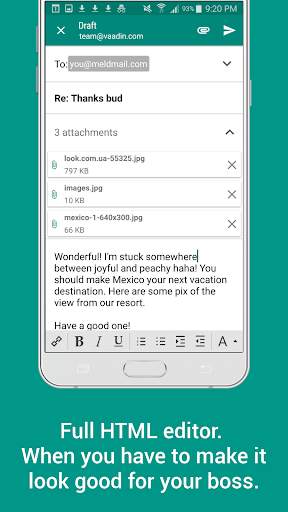 Meldmail Email Messenger screenshot 3