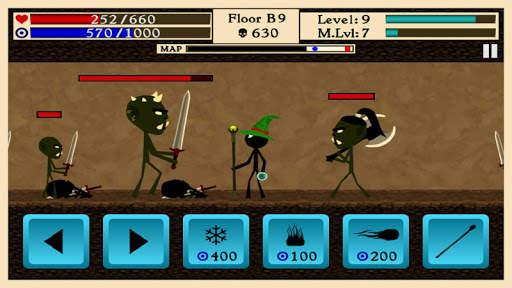 The Wizard - Stickman 2mb Game screenshot 8
