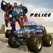 警察のモンスターロボットスーパーヒーロー icon