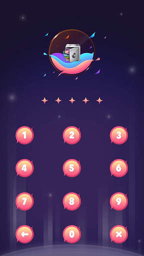 AppLock Live Theme Fantastic Space screenshot 2