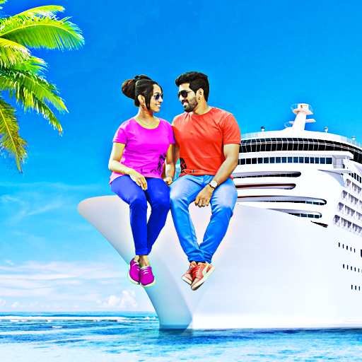 Ship photo editor boat frames icon