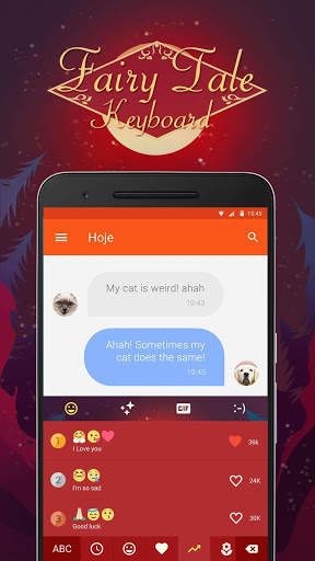 Fairy Tale Keyboard Theme screenshot 3