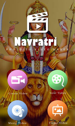 Navratri Video Maker Music screenshot 1