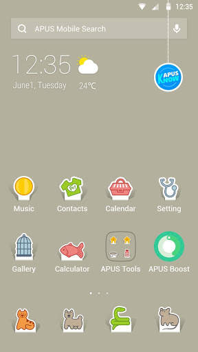 Pets-APUS Launcher theme screenshot 1