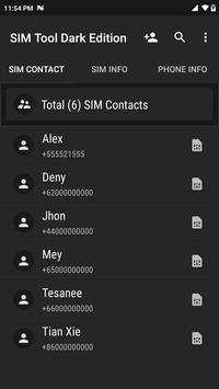 SIM Tool Dark Edition screenshot 1