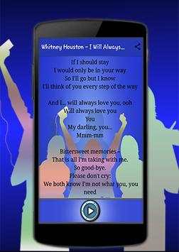 Whitney Houston 'I Will Always Love You' screenshot 4