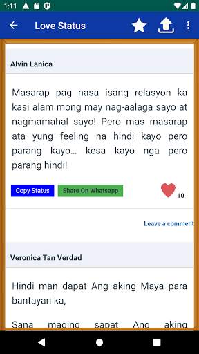 Tagalog Status Quotes Jokes screenshot 3