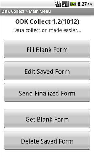 AQ ODK Collect screenshot 1