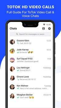 HD ToTok Video & Voice Calls Chats Guide 2k2k screenshot 2