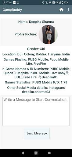 GameBuddy: Find Game friends near you(PUBG & All). screenshot 3