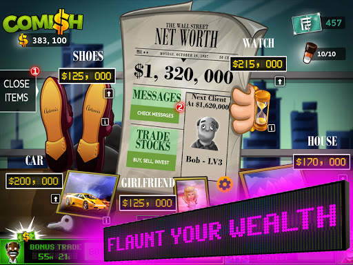 Comish - Stock Market Simulator Trading Game screenshot 12