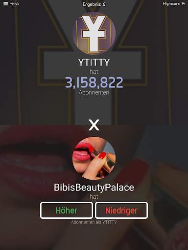 Tuber Höher Niedriger screenshot 9