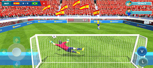 Goalie Wars Football - 1vs1 Soccer Goalie Striker screenshot 2