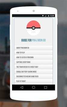 Guide for Pokemon GO screenshot 1