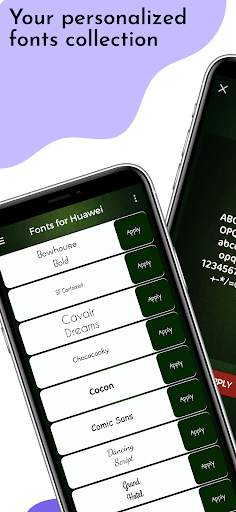Fonts for Huawei and Emui screenshot 1