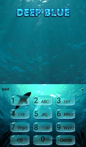 Deep Blue Keyboard Wallpaper screenshot 6