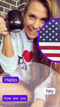 Chat America : chat video Random American Girls us screenshot 1