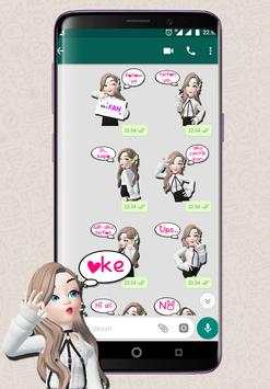 WA Sticker Cewe Cute, Seksi Lucu WAStickerApps screenshot 8