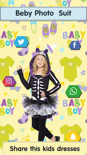Baby Photo Suit Editor :Cut Pa screenshot 7