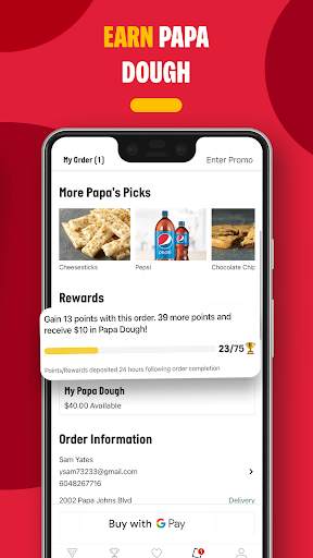 Papa Johns Pizza & Delivery screenshot 2
