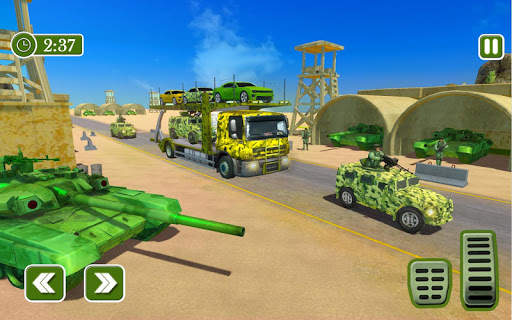 Army Car Transporter 2019 : Airplane Pilot Games screenshot 3