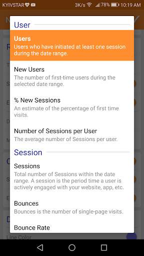 Widget for Google Analytics screenshot 5