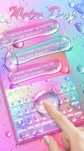 Colorful Water keyboard screenshot 2