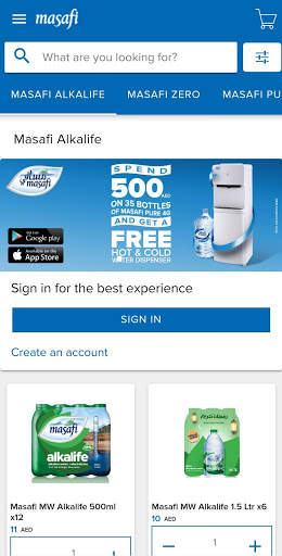 Masafi screenshot 2