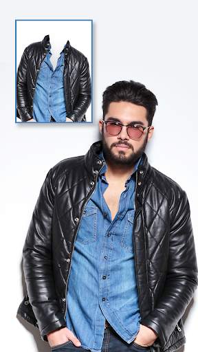 Man Jacket Photo Suit screenshot 1