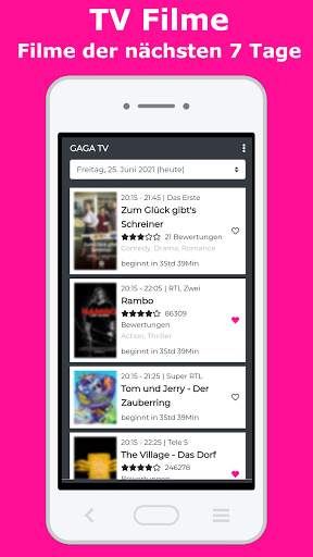 GAGA TV - Fernsehprogramm App mit LIVE TV Programm screenshot 3