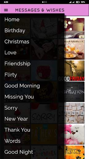Messages and Wishes 25000+ screenshot 1