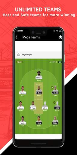 11app - Teams for Dream11, My11circle & Myteam11 screenshot 3