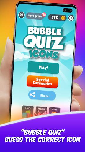 Bubble Quiz Icons screenshot 1