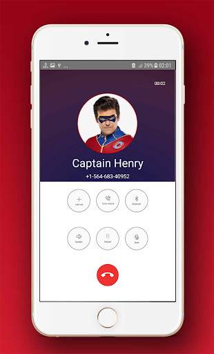 Captain Henry Danger Video Call & Chat simulator screenshot 3