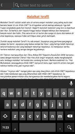 MALAIKAT - Sifat dan Tugasnya screenshot 8