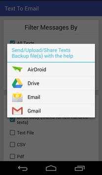 Email My Texts screenshot 2