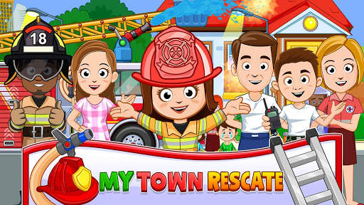 My Town : Fire station Rescue screenshot 1