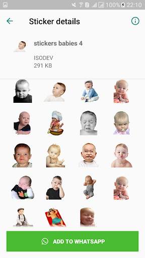 stickers babies for whatsapp screenshot 8