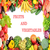 Fruits and Vegetables Learning App For Kids icon