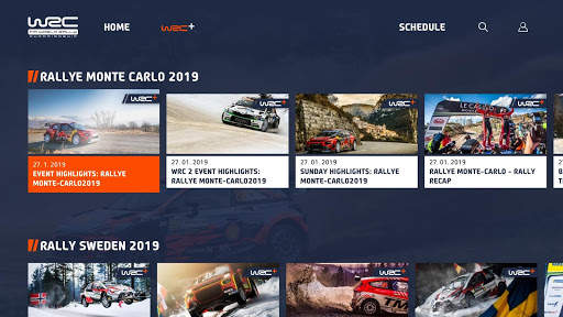 WRC Android TV screenshot 3