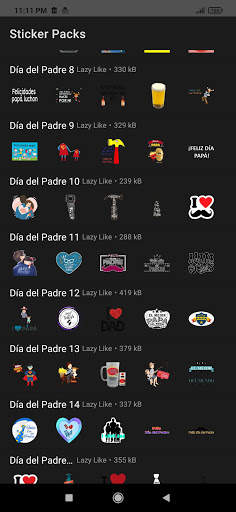 Stickers del Día del Padre para WhatsApp screenshot 5