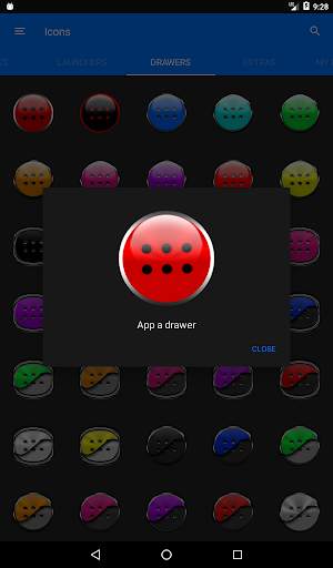 Red Glass Orb Icon Pack скриншот 14