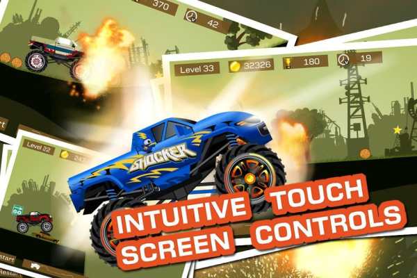 Mad Truck 2 -- physics monster truck hit zombie screenshot 5
