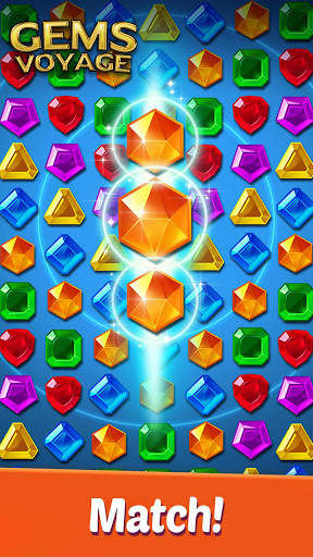 Gems Voyage - Match 3 & Jewel Blast screenshot 2