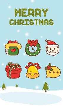 Merry Christmas Launcher Theme screenshot 1