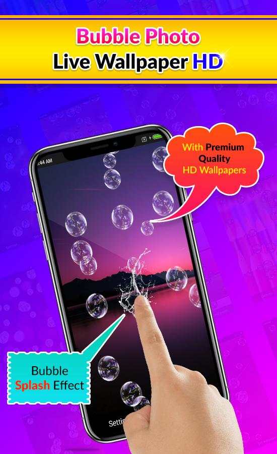 Bubble Photo Live Wallpaper screenshot 4